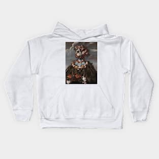 Spring by Style of Giuseppe Arcimboldo Kids Hoodie